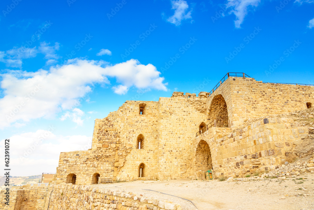 Kerak Castle in Al-Kerak, Jordan. Kerak Castle in Al-Kerak, Jordan.