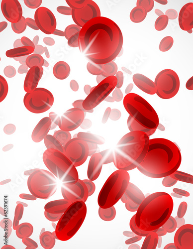 background with red blood cells