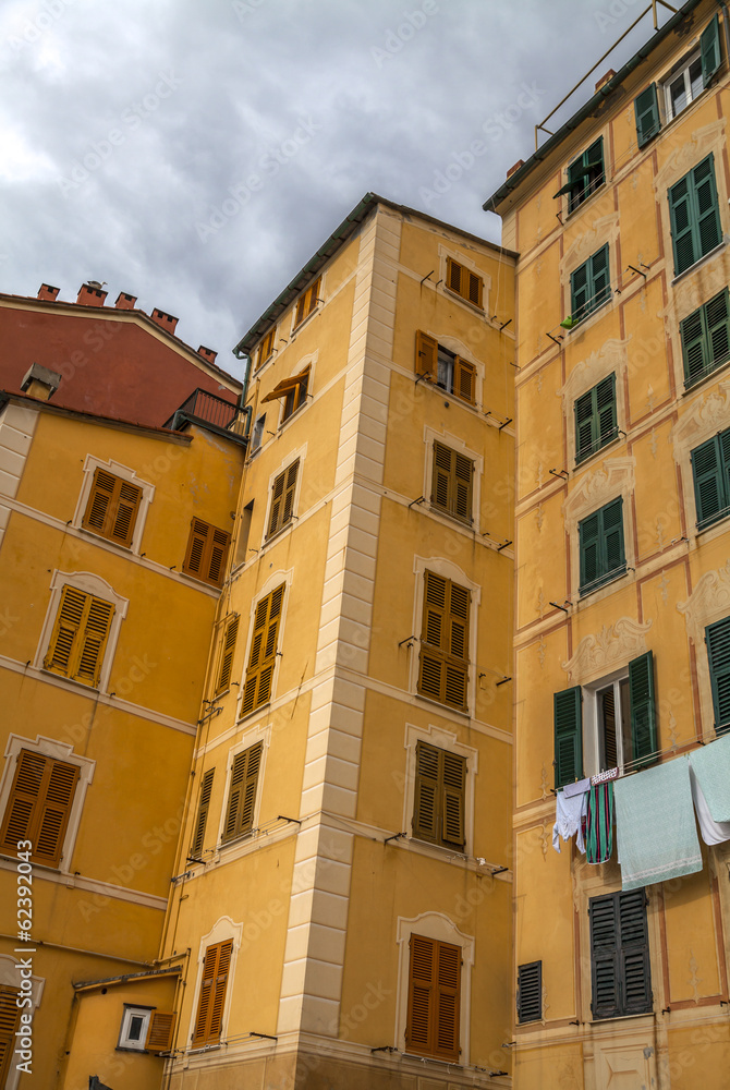 Camogli (Italy): The home features colored and decorated