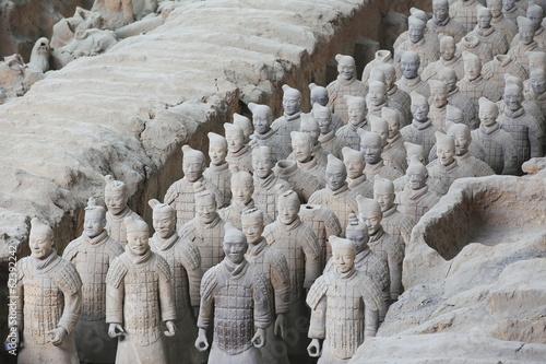 Terra Cotta Warriors in Xian, China