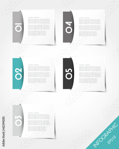 turquoise packaged square stickers
