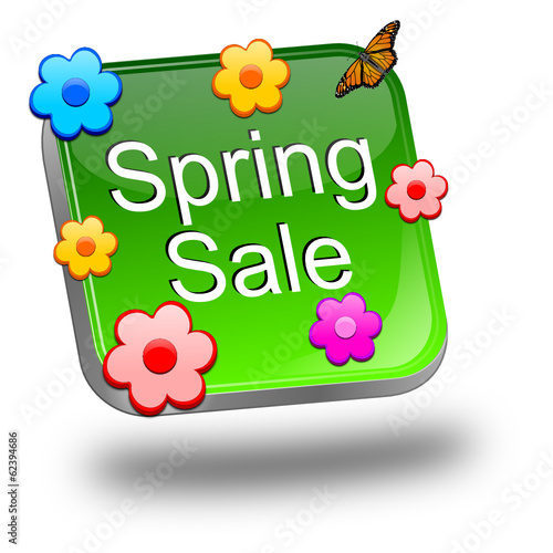 Spring sale button