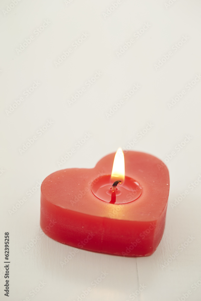 Small Heart Candle