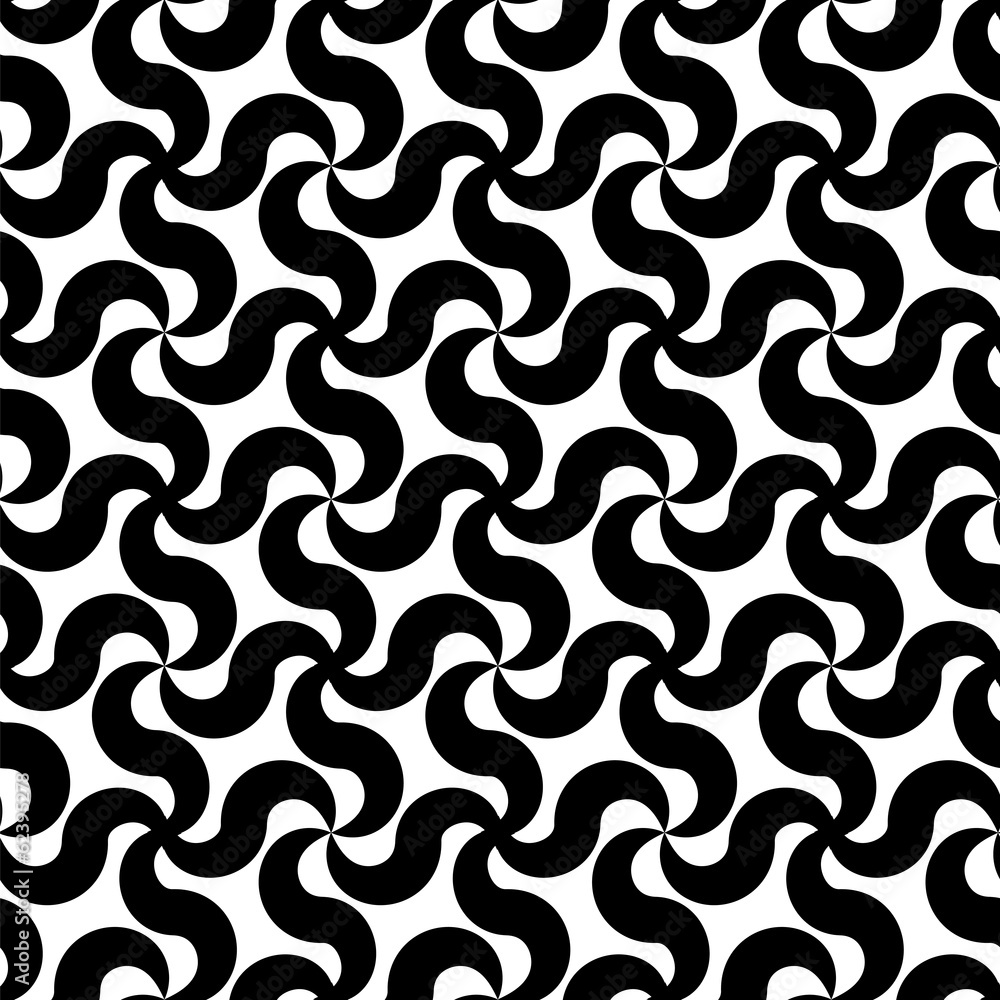 Black curve line pattern Black curve line pattern