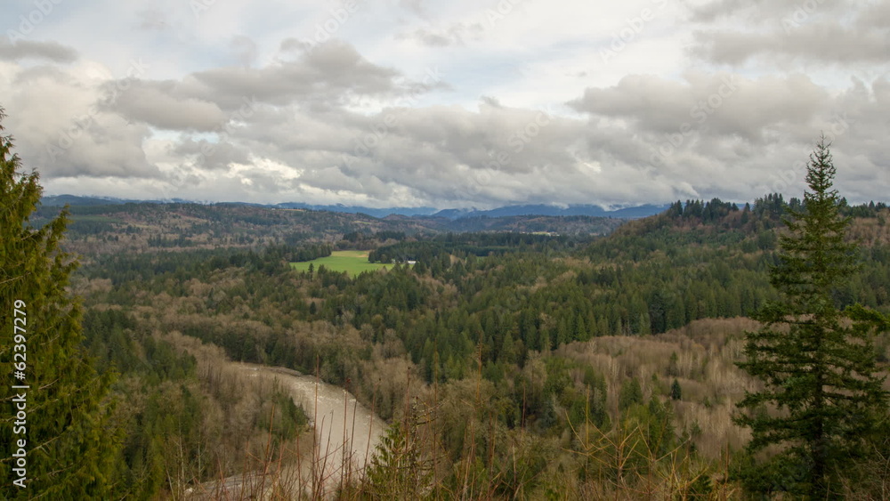 Sandy River Basin Landscape Clouds and Sky Time Lapse in Oregon Sandy River Basin Landscape Clouds and Sky Time Lapse in Oregon