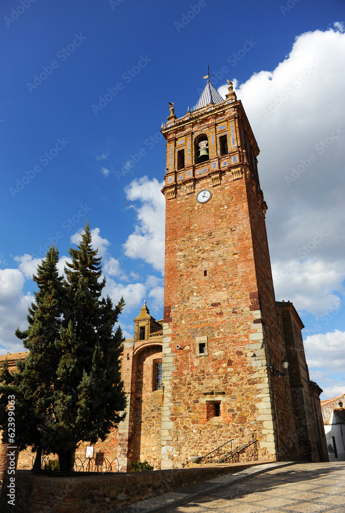 Obraz premium Campanario de la Asunción, Zalamea la Real, Huelva, España