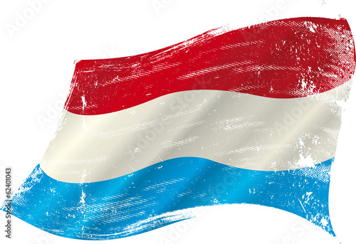 Foto luxembourg grunge flag