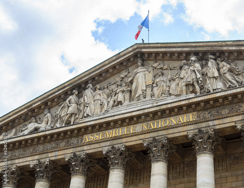 Fototapeta premium Assemblée Nationale in Paris