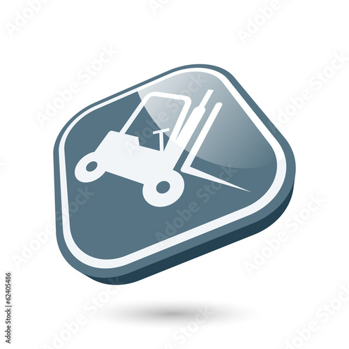 gabelstapler symbol logistik zeichen modern