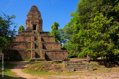 Baksei Chamkrong temple near Angkor Wat, Siem Reap province