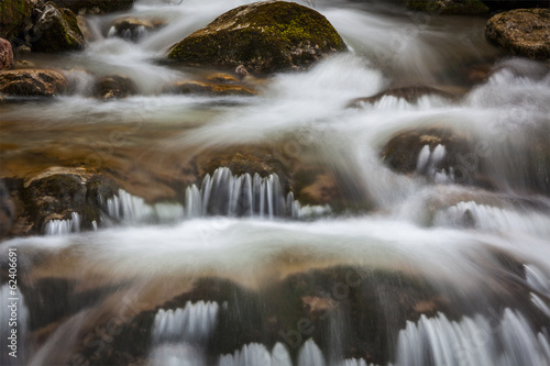 Cascade of Sibli-Wasserfall. Rottach-Egern  Bavaria   Germany