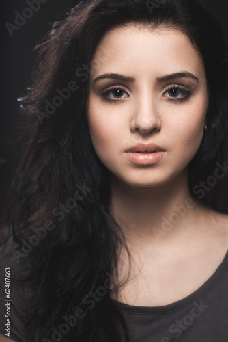 Wallpaper Mural portrait of a beautiful young brunette Torontodigital.ca