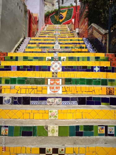 Selaron's steps (Escadaria Selarón), Rio de Janeiro