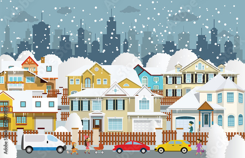 Life in the suburbs (Winter)