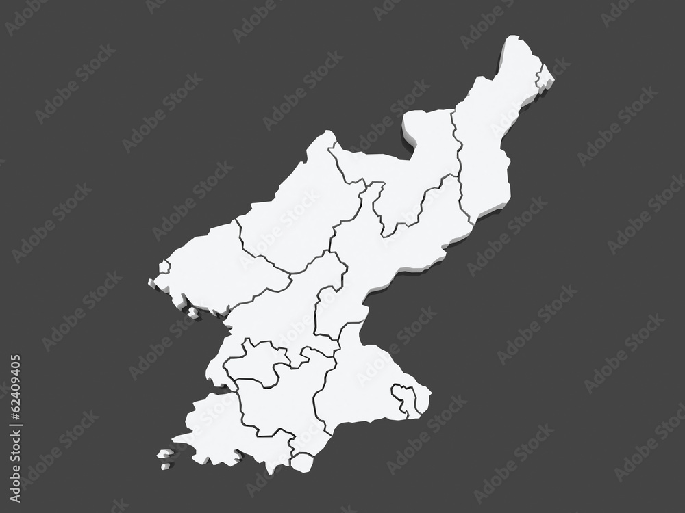 Map of North Korea