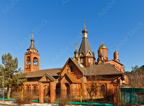 Konstfotografi Vvedenskaya church (1996). Moscow region, Russia