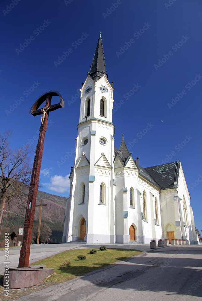 Church at village Cernova, Slovakia
