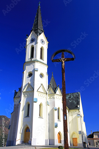 Church at village Cernova, Slovakia photo