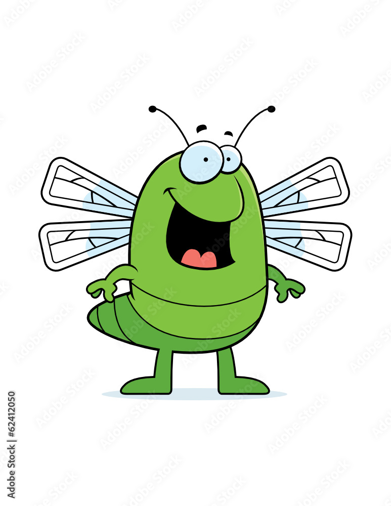Obraz premium Dragonfly Smiling