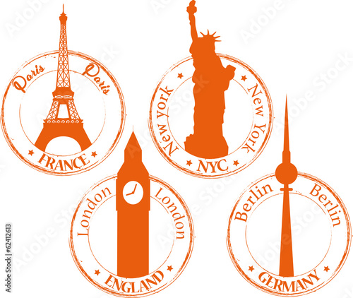 Tampon Paris- Londre -Berlin-NYC