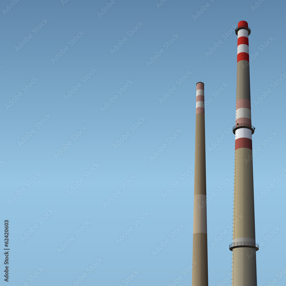 Factory chimneys