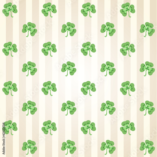 St.Patrick's Day's clovers pattern