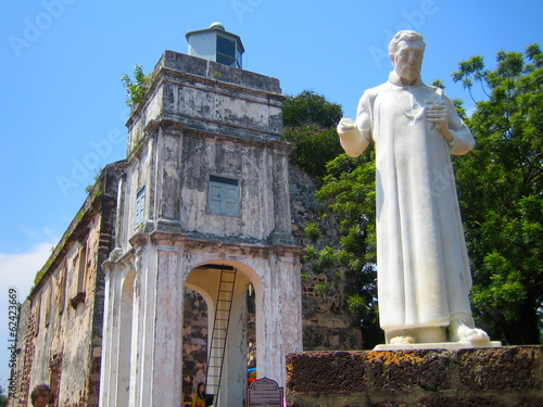 Obraz na płótnie Saint Francis Statue in Malacca