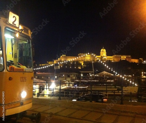Wonderful view on the Buda Castle in Budapest