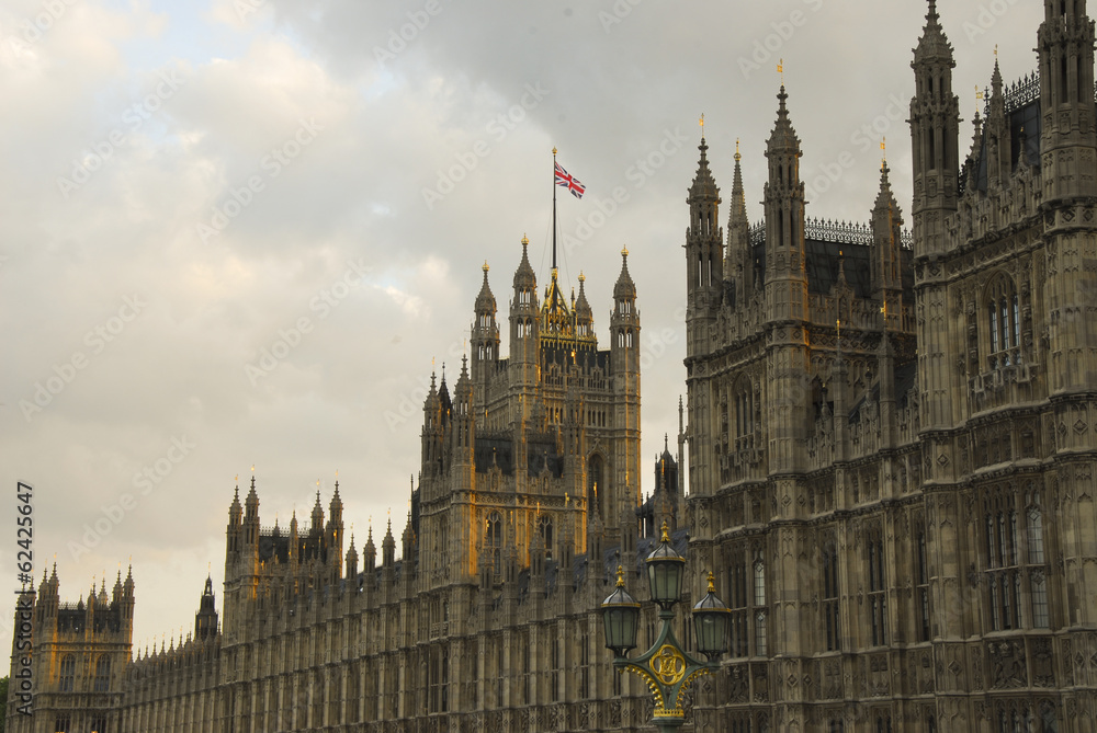 Houses of Parliament at dusk