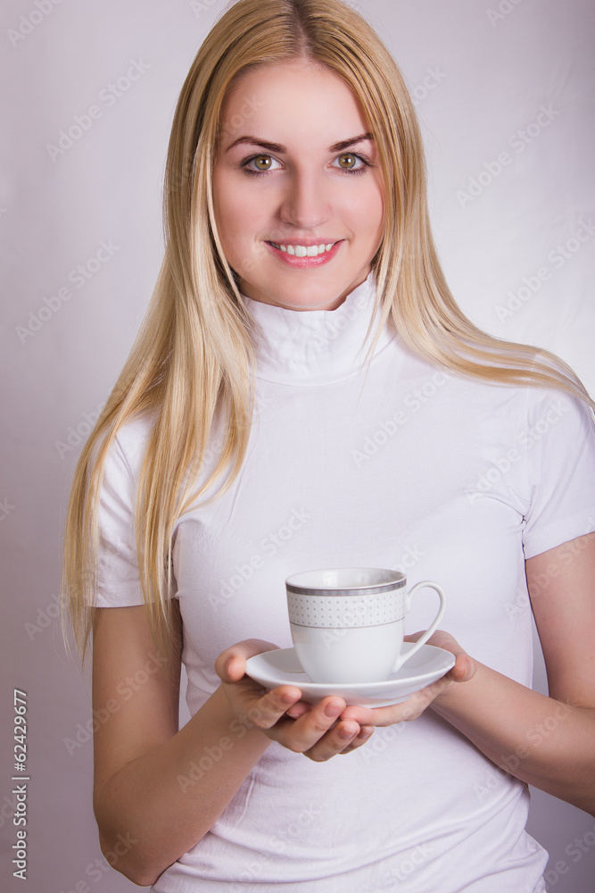 Portrait of a beautiful young blonde woman Portrait of a beautiful young blonde woman