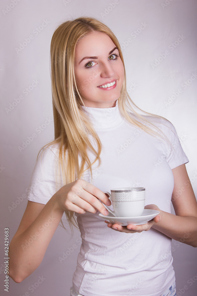 Portrait of a beautiful young blonde woman Portrait of a beautiful young blonde woman