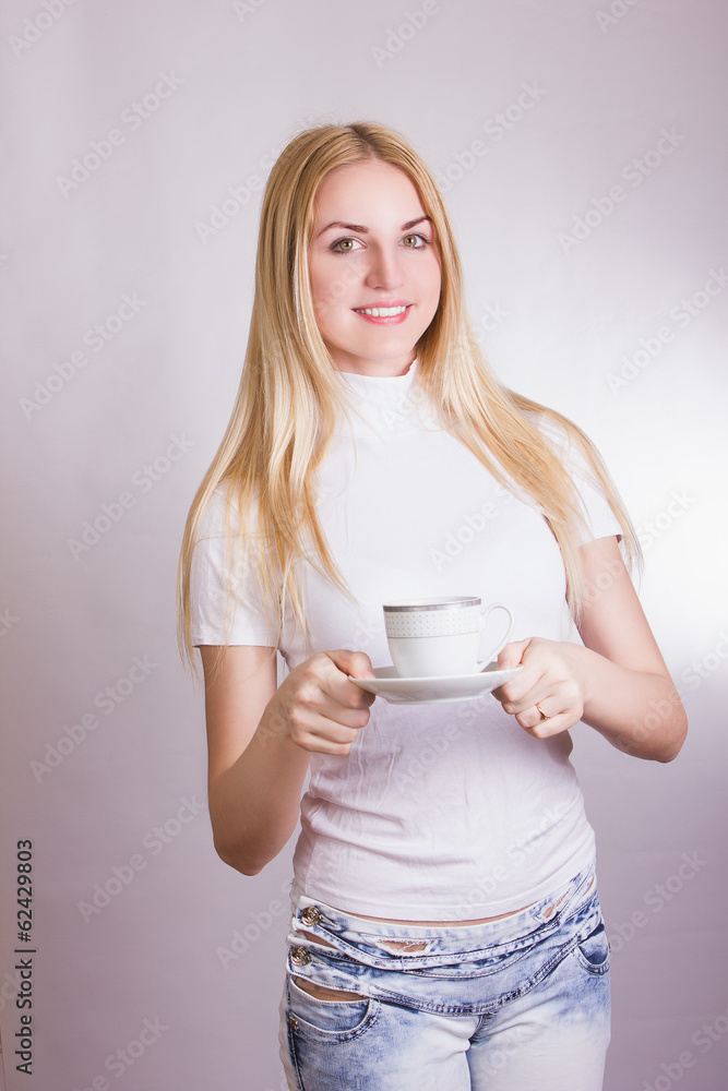 Portrait of a beautiful young blonde woman Portrait of a beautiful young blonde woman