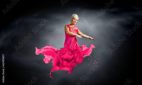 Carefree woman