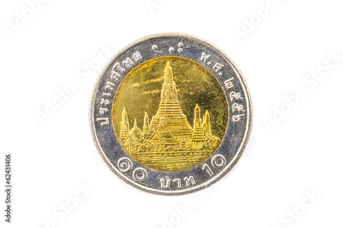 Thai ten baht coin