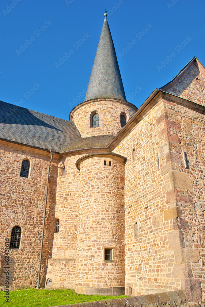 Fototapeta premium Detailansicht der Michaelskirche in Fulda