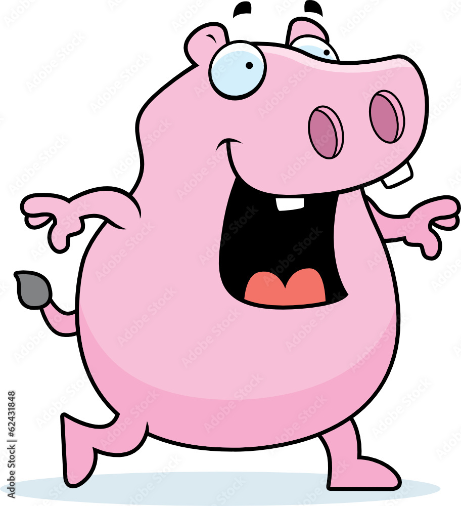 Hippo Walking Hippo Walking