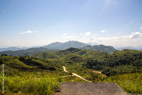 Mountain view at Thong Pha Phum National Park