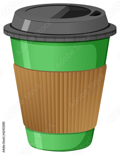 A disposable glass