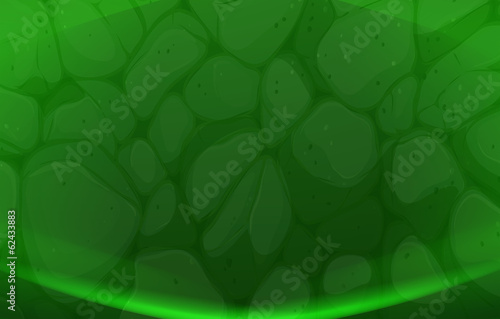 A green stonewall background