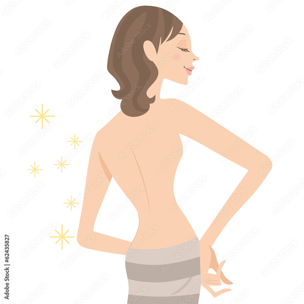 きれいな背中 女性 きれいな背中 女性