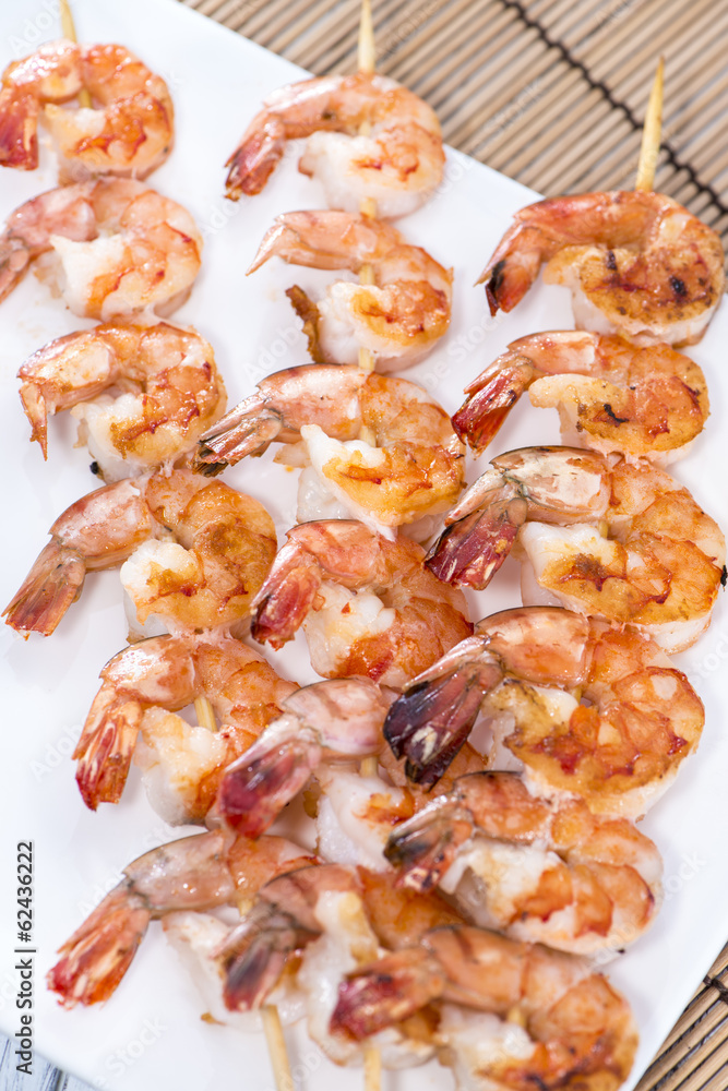 Fresh Prawn Skewers Fresh Prawn Skewers