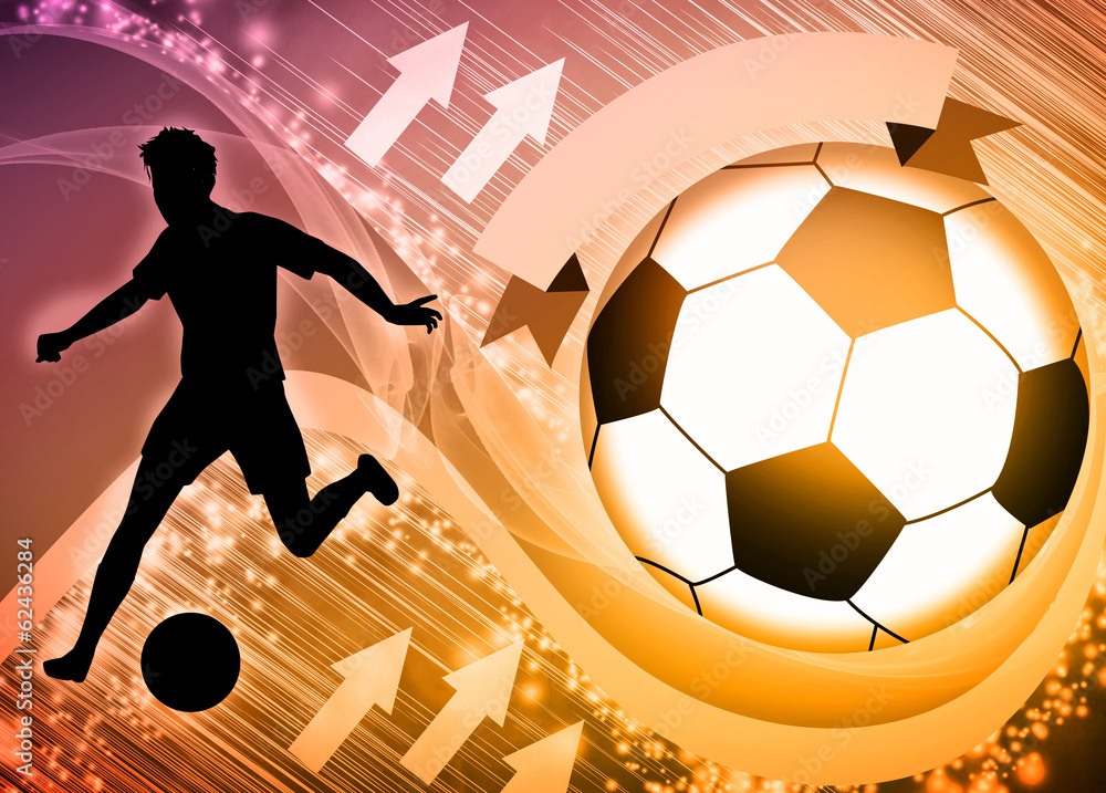 Obraz premium Soccer or football background