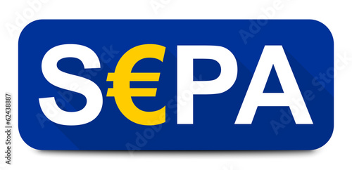 Sepa Schild mit langem Schatten