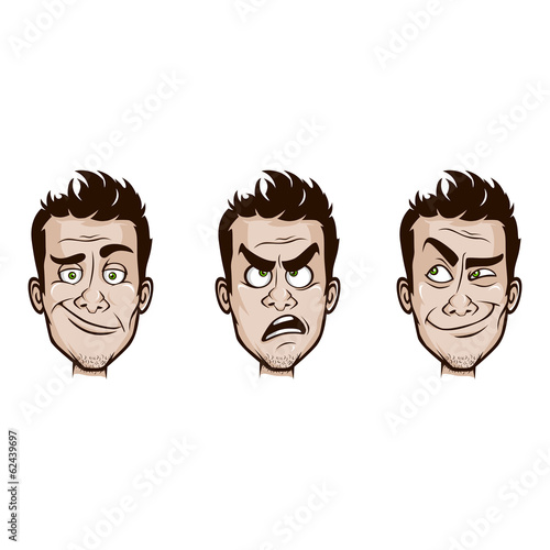 Man Emotions Set