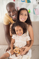 Cheerful family