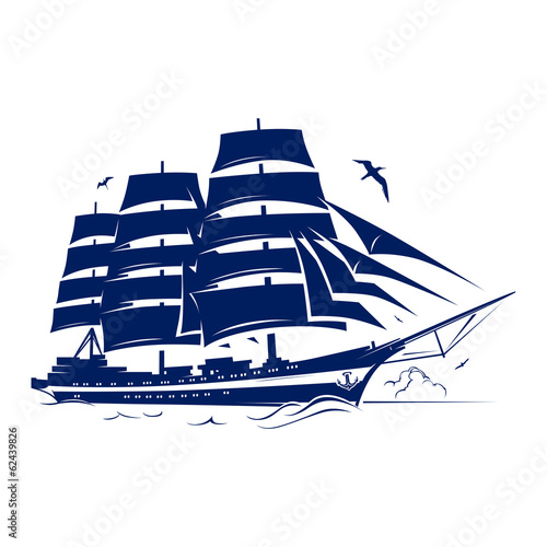 Canvas Print sail ship