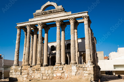 Diana temple in Merida, Spain