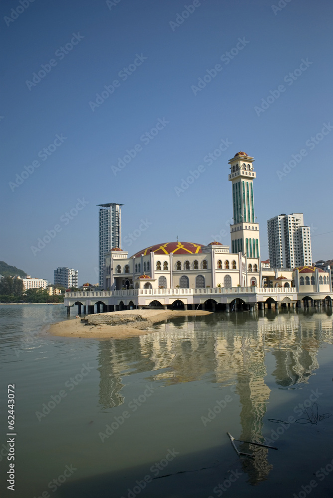 The floating mosque, Tanjung Bungah, Penang, Malaysia
