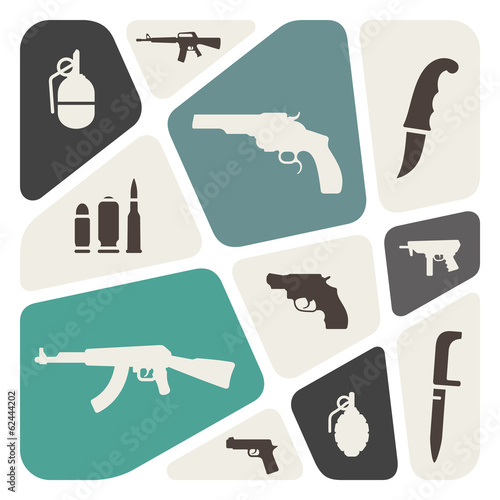 Weapon theme background