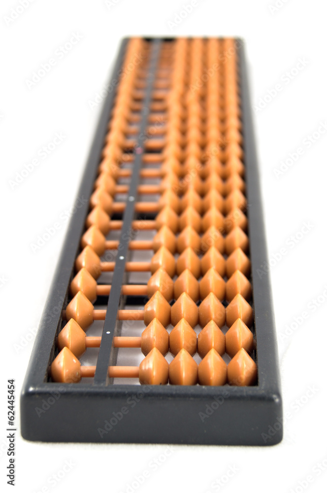 Japanese abacus isolated on white background. Japanese abacus isolated on white background.